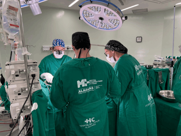 Paciente de 40 anos passa por cirurgia cardíaca de alta complexidade no Hospital do Coração Alagoano