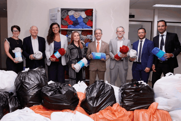 Cartórios de Alagoas doam 550 cobertores e mais de 800 pares de meias ao TJAL em campanha solidária