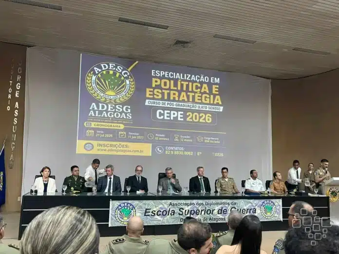 ADESG-AL encerra CEPE 2025 e forma especialistas em Planejamento Estratégico, UMJ certifica turma em Maceió com Coronel Jerônimo Nascimento no Tribunal de Contas