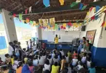 Fagner Lins palestra motivacional em Maceió inspira 120 alunos da Escola Municipal Claudinete Batista a se dedicar ao Saveal e acreditar nos sonhos